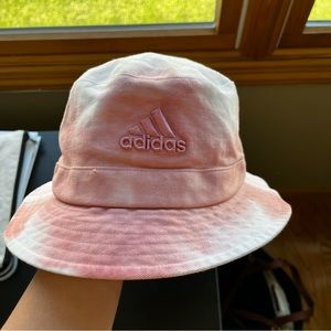 Adidas Pink Tie-dye Bucket Hat